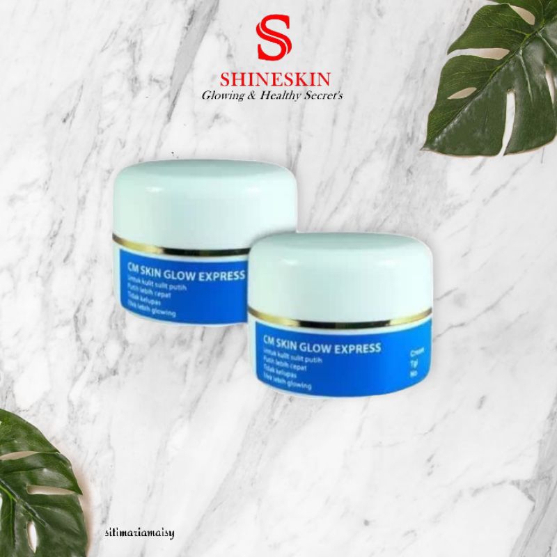 Cream pemutih cm glow express night cream