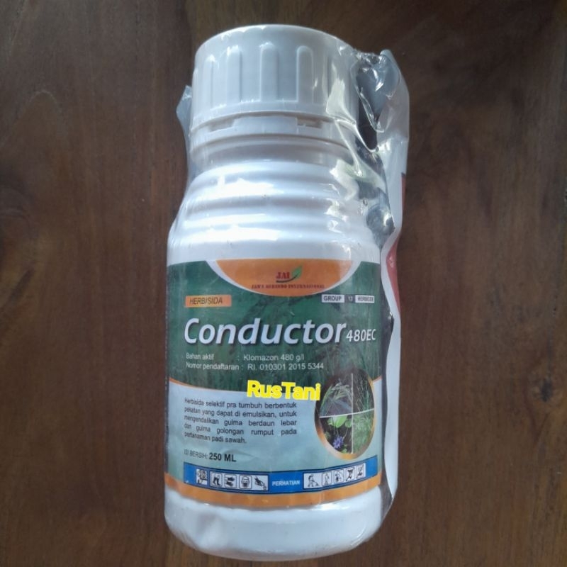 HERBISIDA SELEKTIF PADI CONDUCTOR 480EC 250ML BAHAN AKTIF : KLOMAZON 480G/L + RESICORE 25WP 25GR
