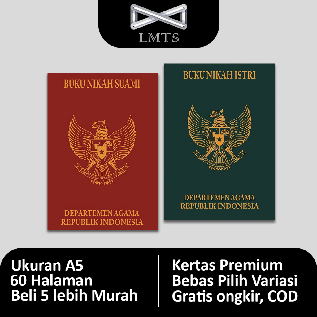 

[Grosir] Buku Tulis Cover Buku Nikah A5