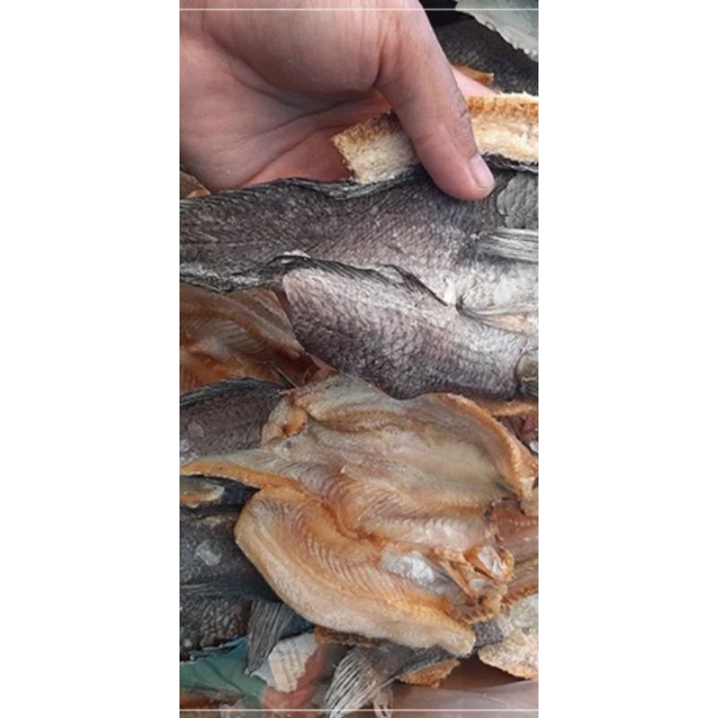 

ikan asin gabus per 1kg