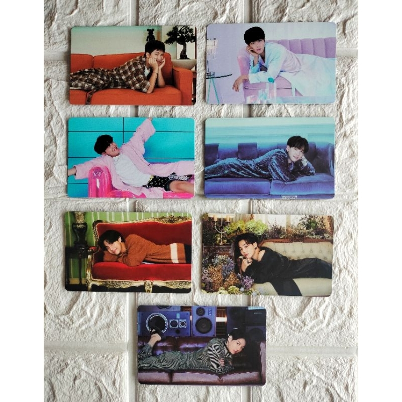 Photocard BTS BE deluxe official PC rebahan