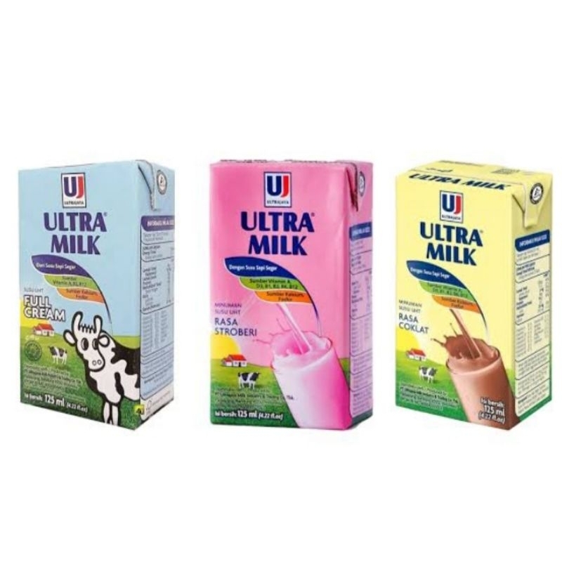 

SUSU ULTRA 125ML, DIJUAL PER PCS