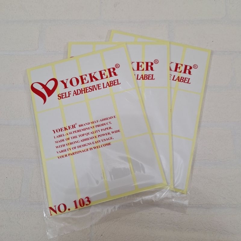 

1 Pak Label Harga 103 Size 32 x 64 mm / Label Undangan / Self Adhesive Label