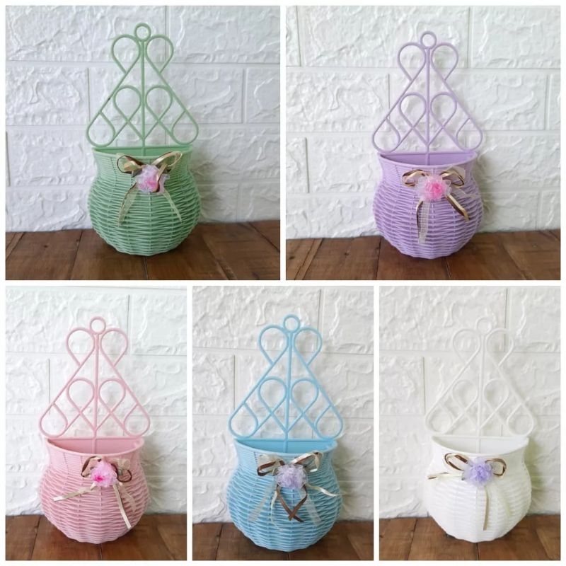 POT TEMPEL DINDING PLASTIK