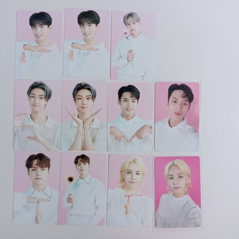 Seventeen Cafe Trading Card Pc Tc Event Seoul Wonwoo Jeonghan Dino Mingyu Hoshi Vernon