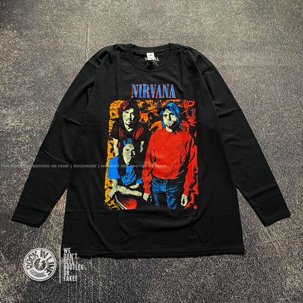 NIRVANA - PAINTING (Long Sleeve) Kaos Band Original