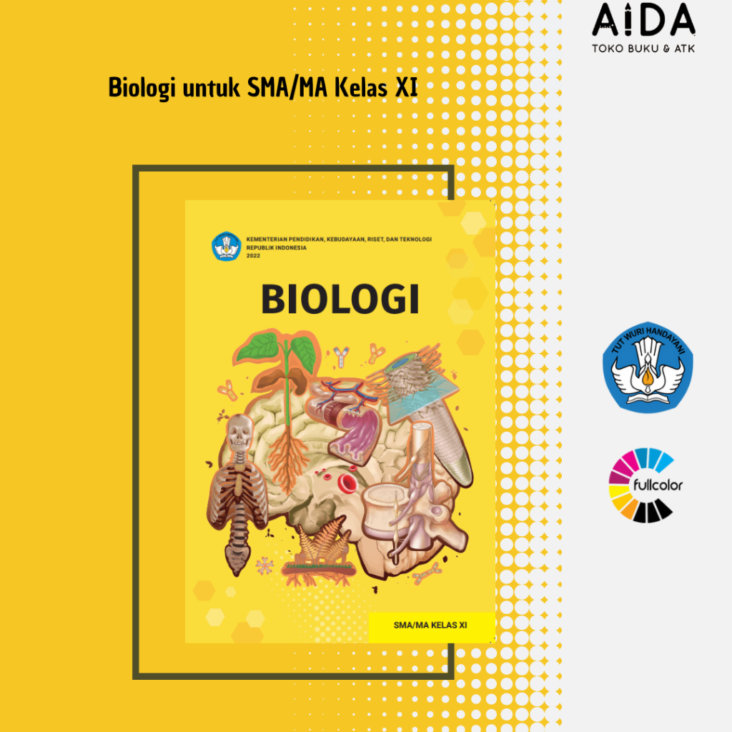 Buku pendidikan Kurikulum Merdeka SMA/MA Biologi Kelas 11 - Buku Paket Biologi Kelas 11 SMA/MA -  Bu