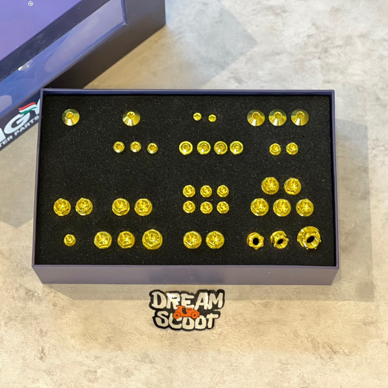 Baut Probolt Titanium Luigy Gold Vespa matic Vespa sprint vespa primavera vespa s vespa lx baut vesp