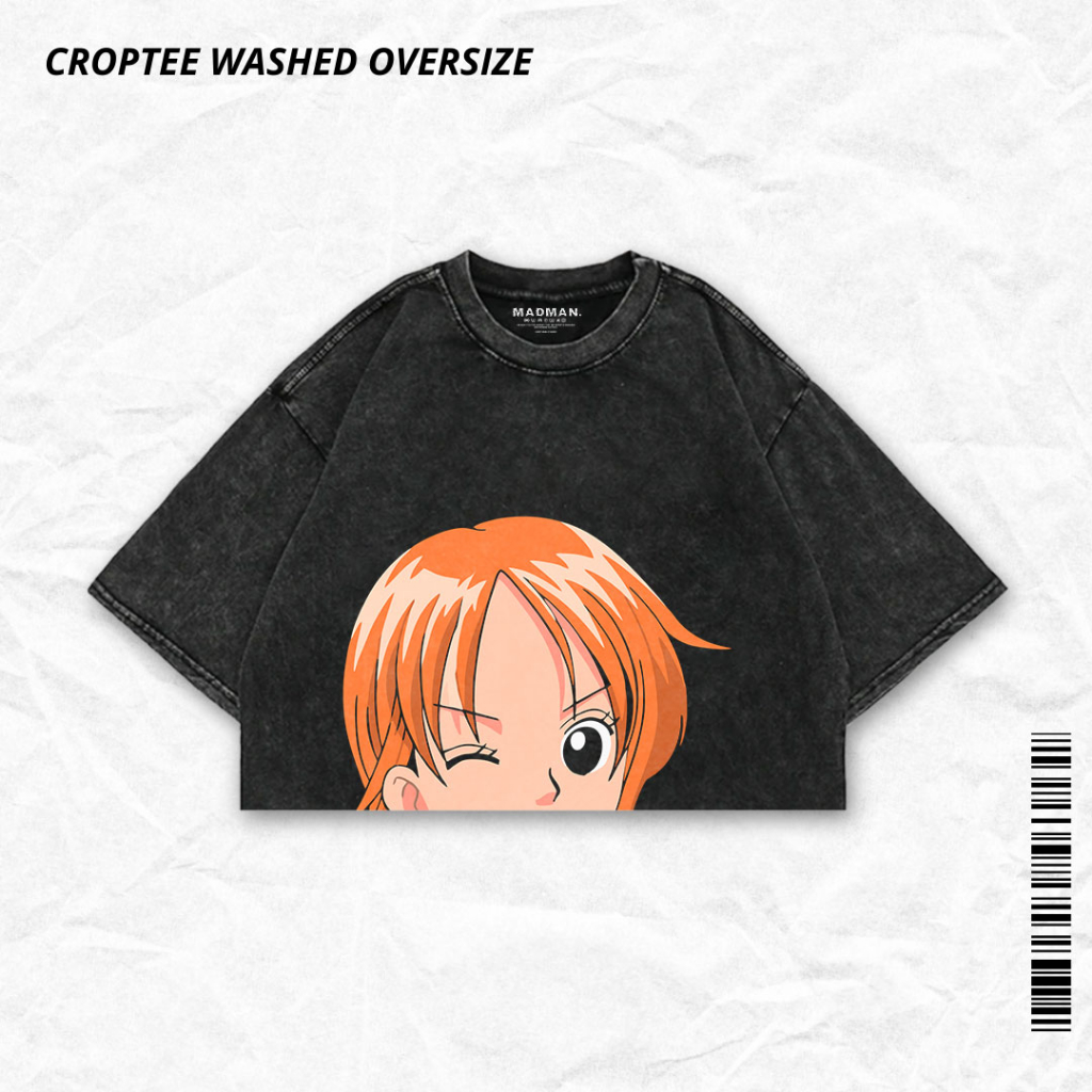 MADMAN Croptee ANIME  Washed ONE PIECE "NAMI" | CRPW PSOP - 6