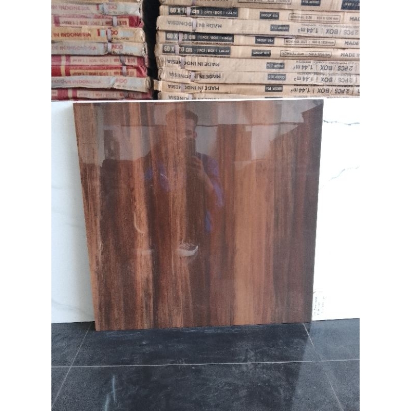 GRANIT LANTAI 60X60 ARNA VANDANA DARK BROWN