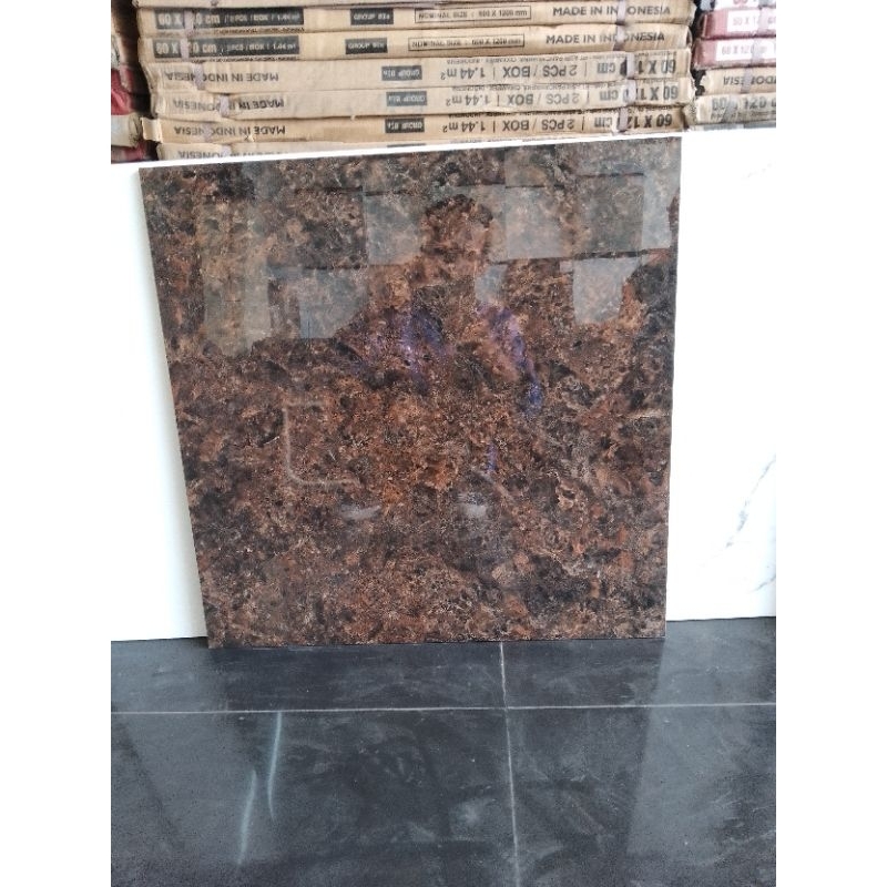 GRANIT LANTAI 60X60 ARNA EMRYS DARK BROWN KW1
