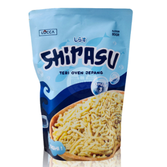 

LOCCA SHIRASU TERI OVEN JEPANG 80G/ TERI KEJU /SNACK TERI LOCCA