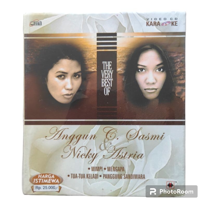 VCD The Very Best Of Anggun C Sasmi & Nicky Astria