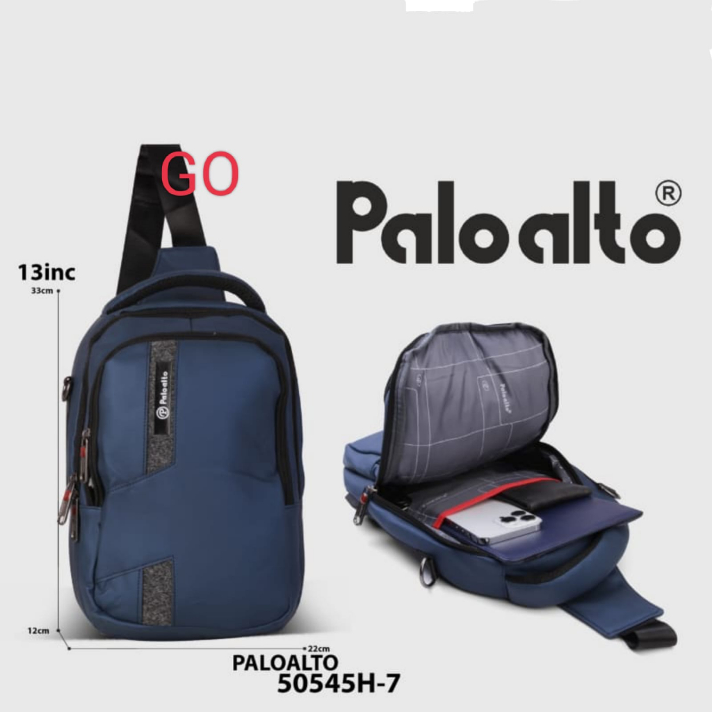 gof Tas Dada/Waistbag Pria PALO ALTO Tali 1 Pria Original Produk Tas Sling Bag Tas Gendong Depan