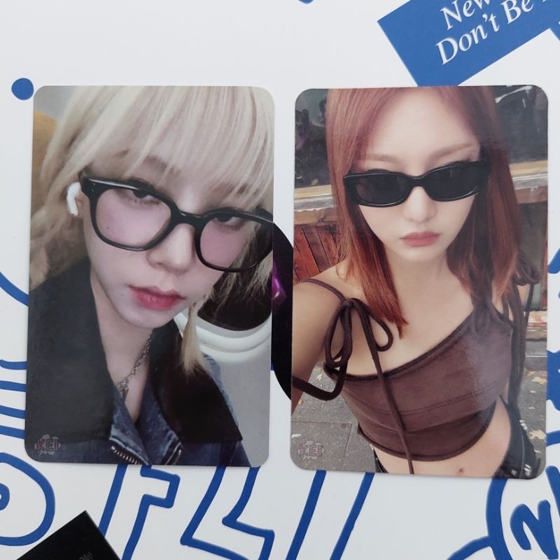 karina ningning aespa specs my world (ktown4u & tabloid) pc photocard album benefit