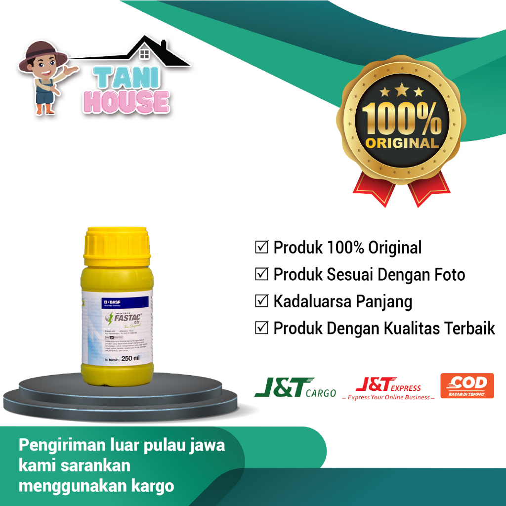 Insektisida Fastac 15 EC 250ML Isektisida Kontak Obat Pembasmi Hama Tanaman dan Obat Kutu-kutuan