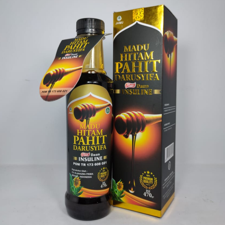 

Madu Hitam Pahit Insulin Darusyifa isi 470 gram