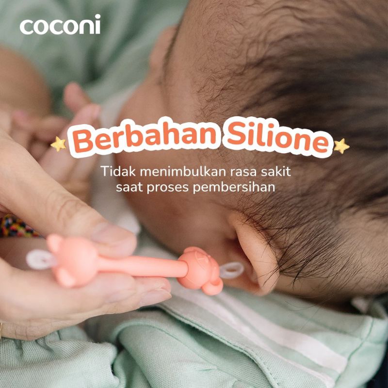 COCONI EAR &amp; NOSE BOOGER TOOL | PEMBERSIH HIDUNG &amp; TELINGA BAYI ANAK