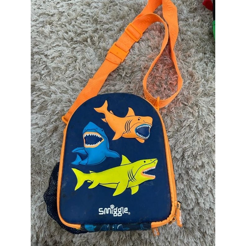 Smiggle Sling Bag Sharks Boy Preloved