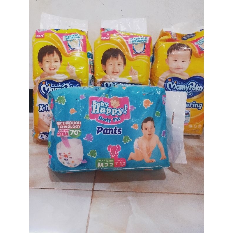 

BABYHAPPY SIZE M (READY STOK)