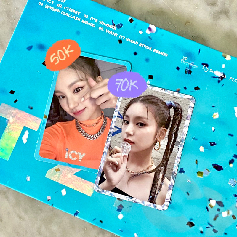 photocard pc itzy yeji icy border es batu