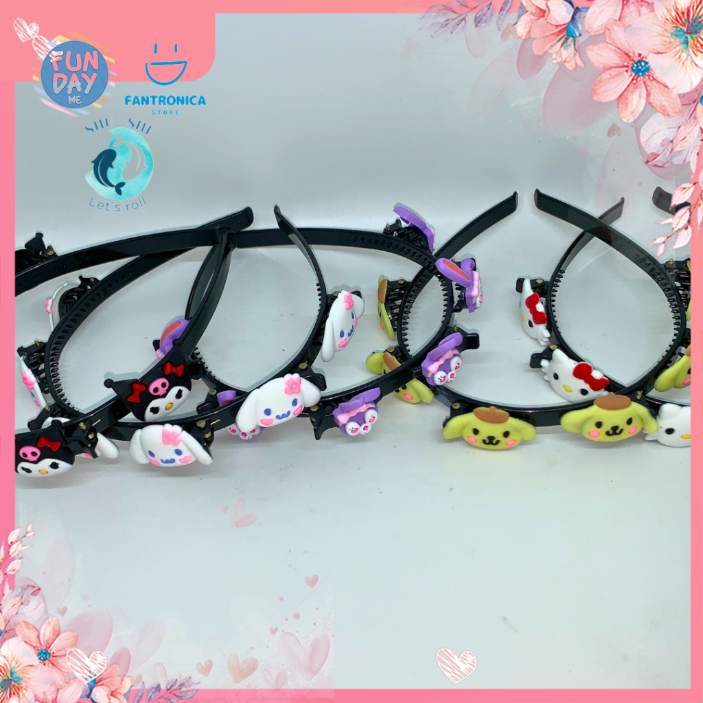 Bando Jepit Sanrio / Bando Jepit Kepang Sanrio