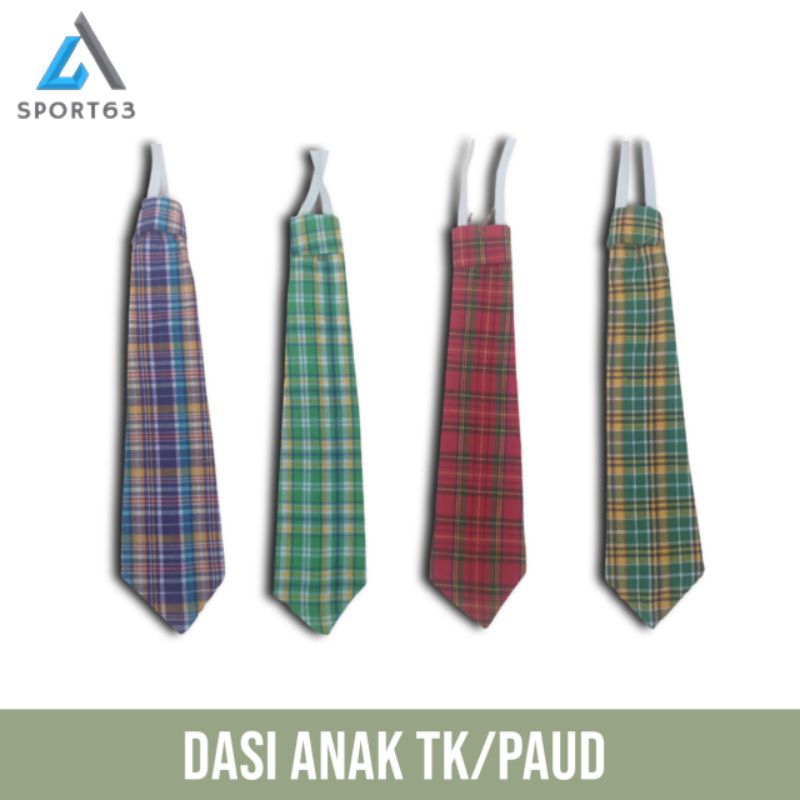 Dasi Sekolah Anak Tk/Dasi Sekolah Anak Paud/Dasi Anak Tk/Dasi Anak Paud/ Dasi Kotak Kotak Anak/