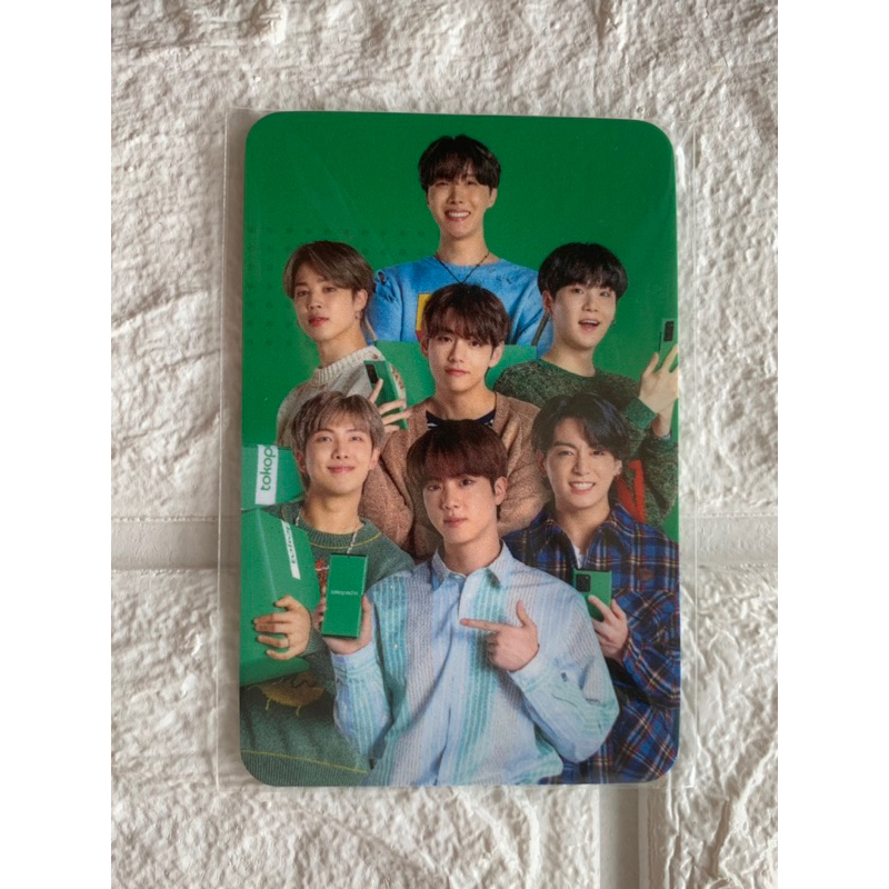 PC BTS toko hijau photocard limited edition