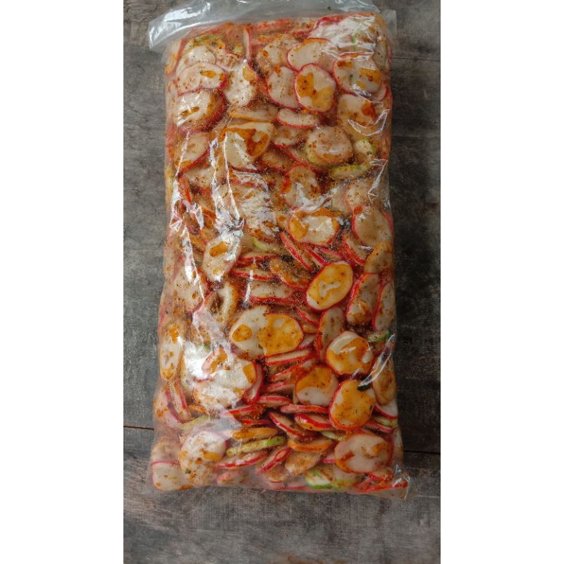 

KERUPUK BANTAT SEBRING (SEBLAK KERING) PEDAS DAUN JERUK