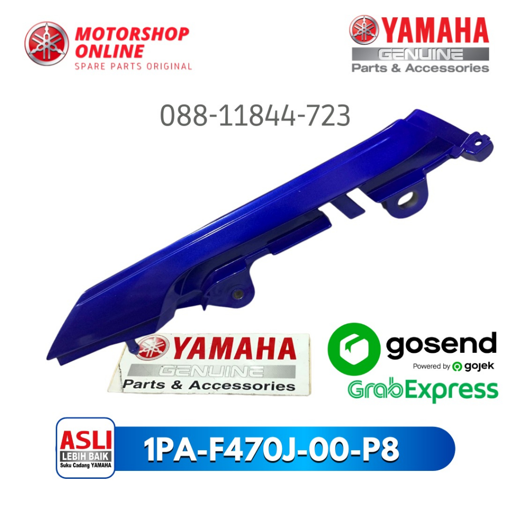 Behel Begel Jok Kiri Vixion New NVL NVA Assist Grip Assy Biru 1PA-F470J-00-P8 Orignal Yamaha
