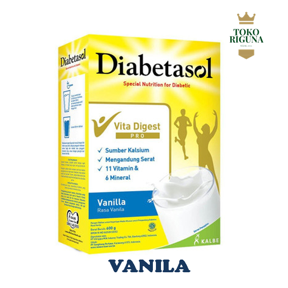 

Diabetasol Rasa Vanila & Cokelat 600 gr