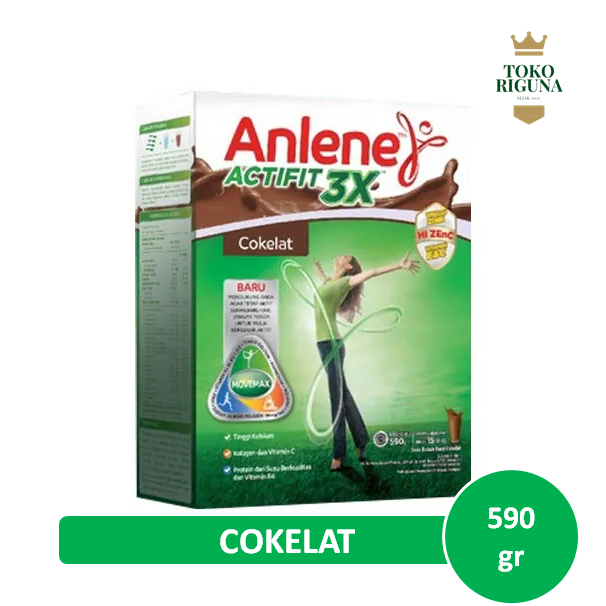 

ANLENE ACTIFIT 3X Rasa Original-Cokelat-Vanila 590 gr