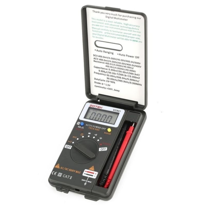 DIGITAL MULTIMETER DIGITAL AVOMETER ZOTEK VC921