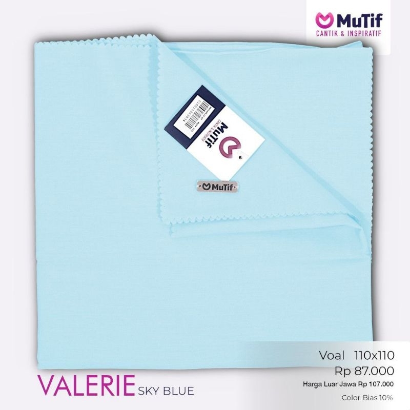 Hijab Mutif Valerie - Sky Blue