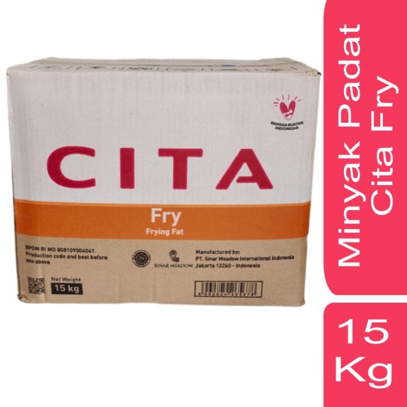 

(Gosend/Grab) Minyak Goreng Padat Cita Fry 15 kg