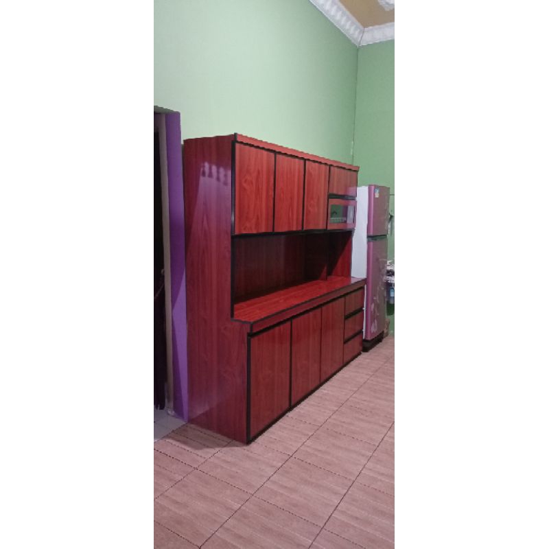 rak dapur aluminium