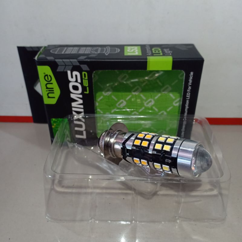 Bohlam Lampu Depan H6 LED LASER 2warna ori LUMINOS