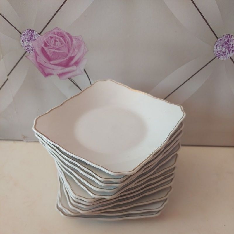 Piring Lepek Putih Vicenza 1 Lusin