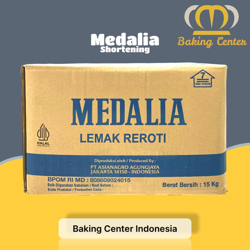 

Medalia Shortening Mentega Putih Repack 500gr