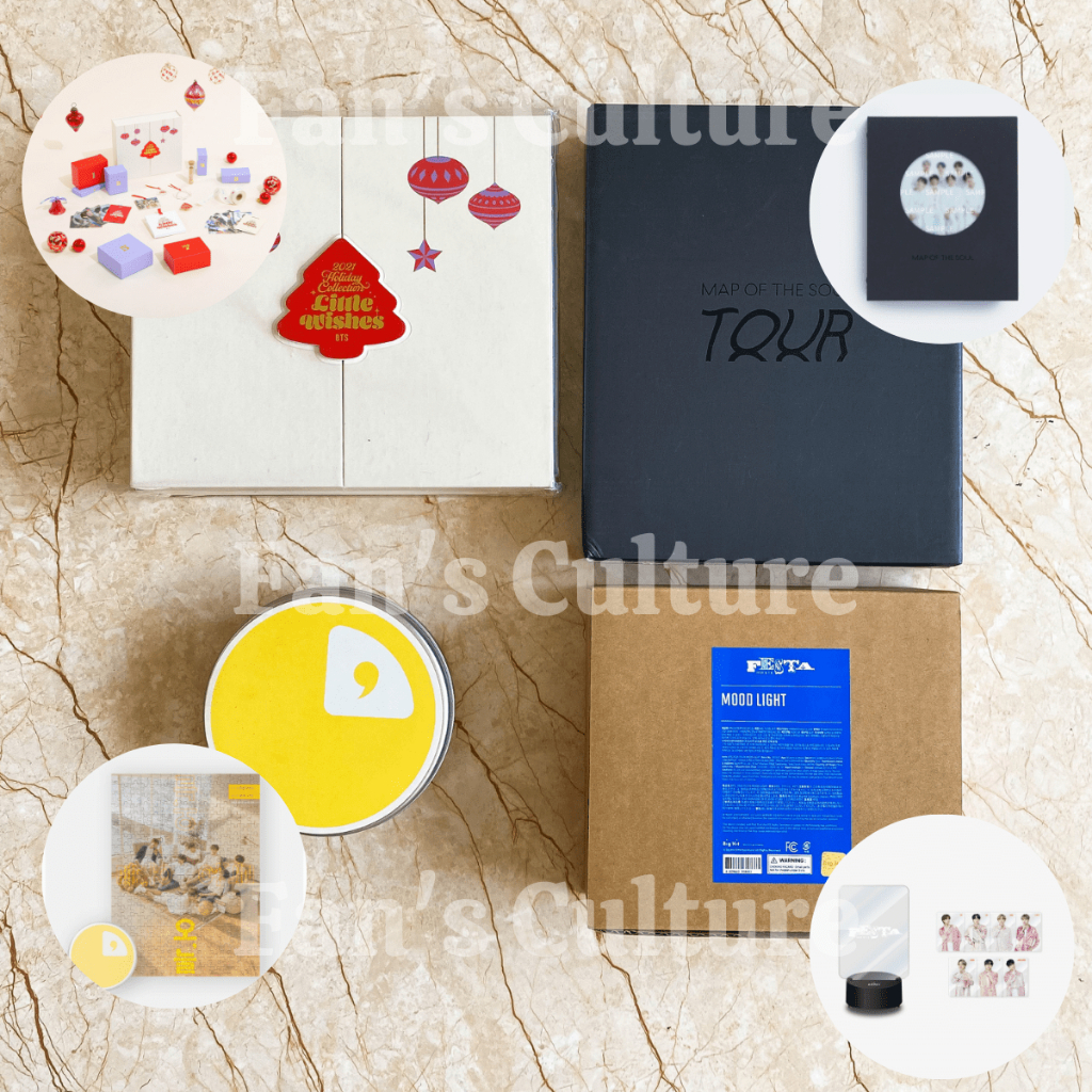 [READY STOCK] BTS Little Wishes Holiday Special Box/Map of the Soul (MOTS) Photocard Binder/Puzzle O