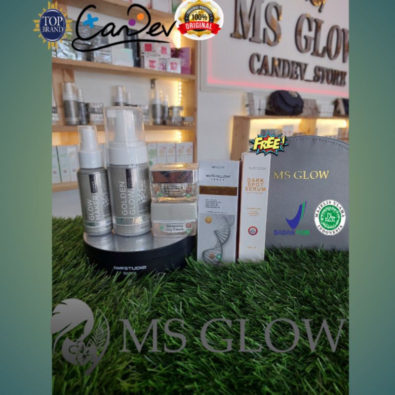 MS GLOW PAKET KOMPLIT UNTUK FLEK NODA HITAM DI WAJAH