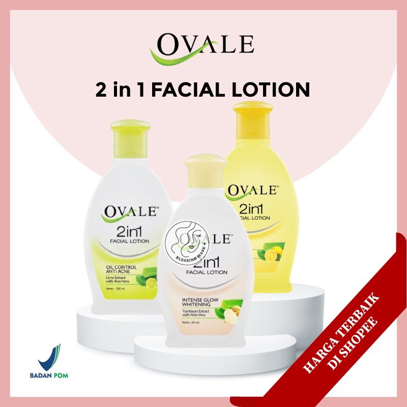 OVALE 2in1 facial lotion | OVALE natural H20 micellar cleansing water