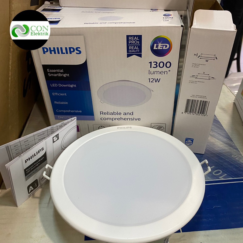 LAMPU DOWNLIGHT PHILIPS LED 12W DN027B G3 PROMO