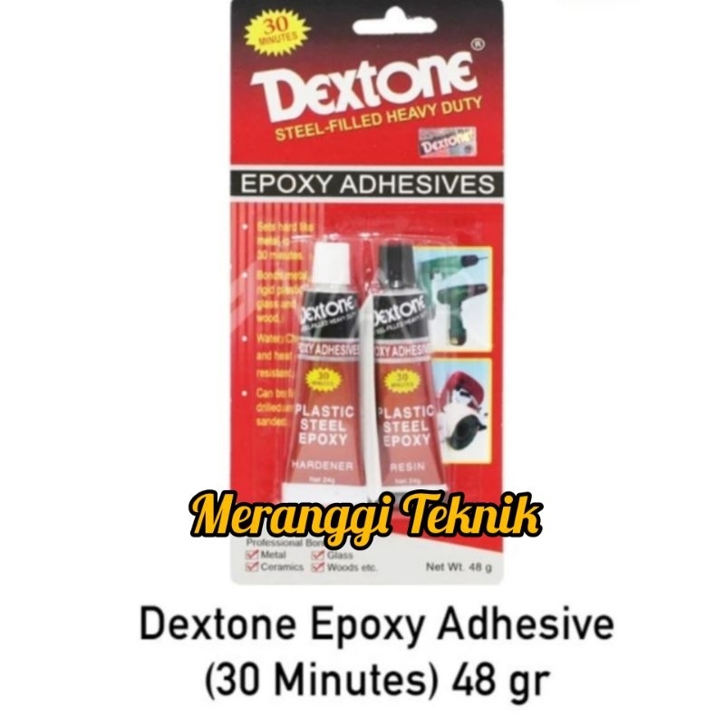 

id782 Lem besi dextone Epoxy Adhesive 30 menit kering 48 gram