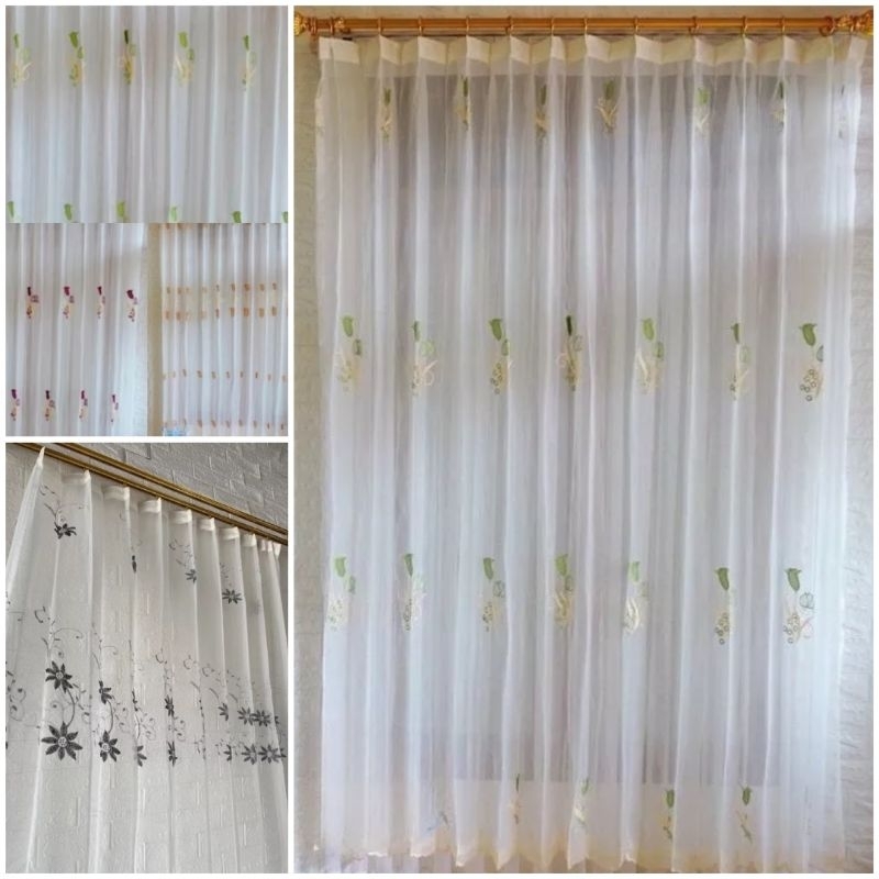 Gorden Vitrase Motif/Vitrase Gorden Motif/Gorden Jendela/Gorden Pintu