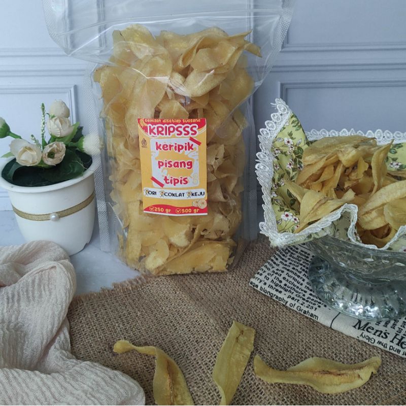 

Kripsss.. Kripik Pisang Tipis Bikin Nagih