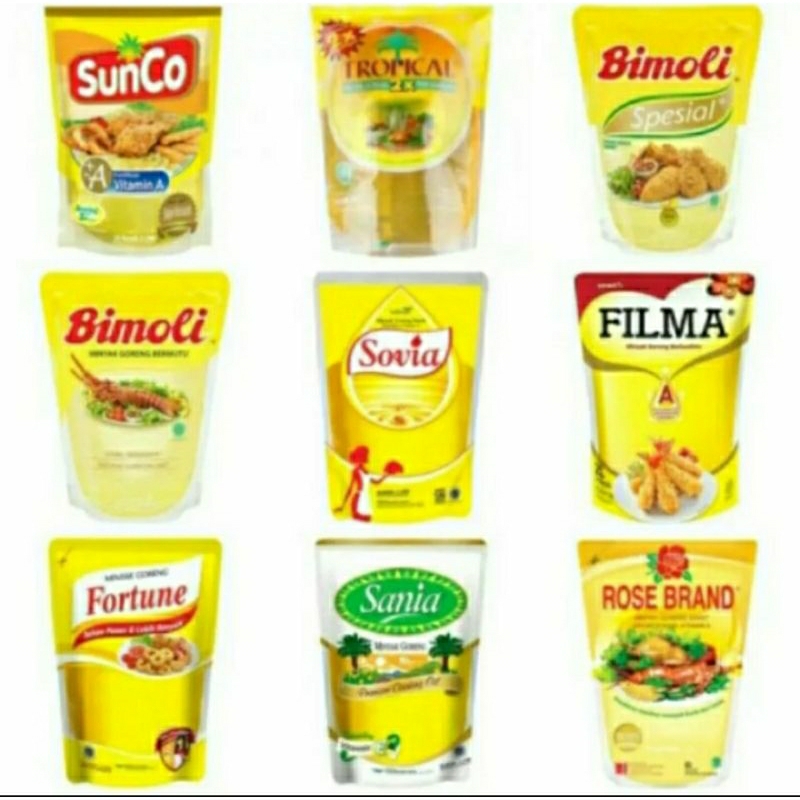 

Minyak merk random 2liter