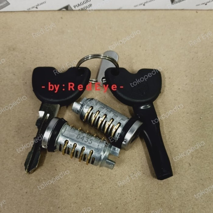 Kunci Kontak Set Piaggio Zip Original