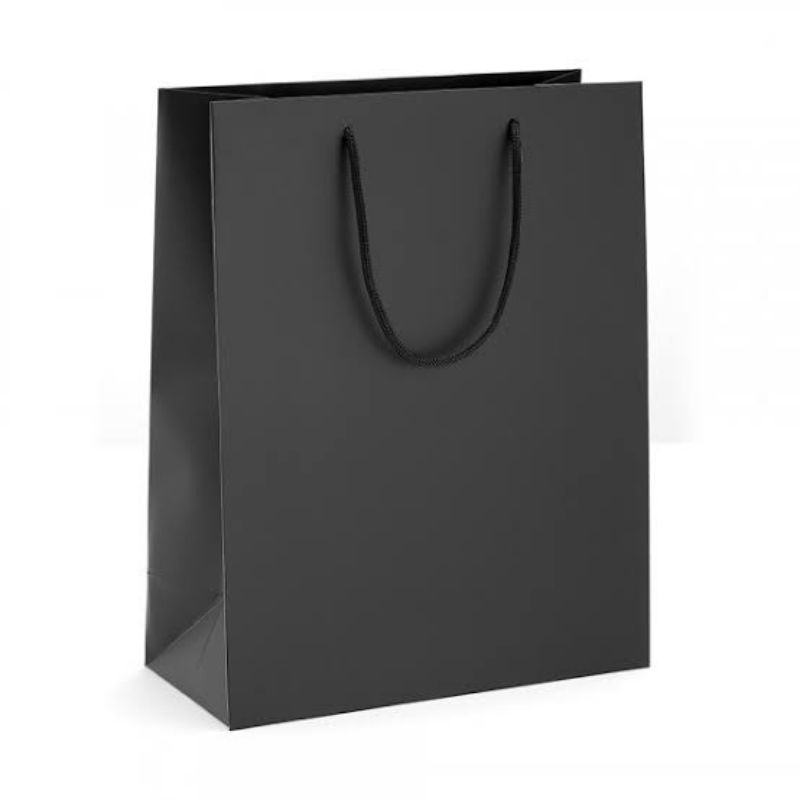 

Paper Bag Hitam Polos Untuk Kado Hampers