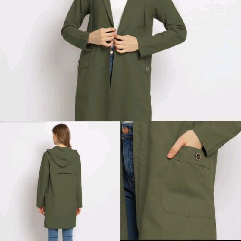 C2 Green outer wanita size M